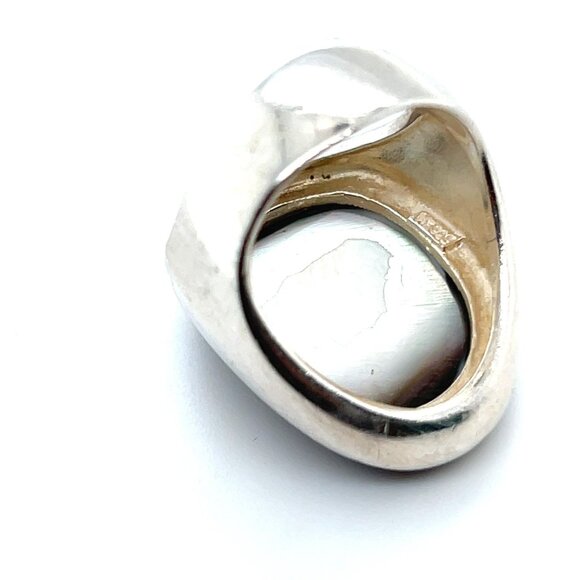 Gorgeous Silver 925 Pearl Ring - Picture 5 of 8
